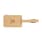 Recycled Leather Luggage Tag bagagelabel